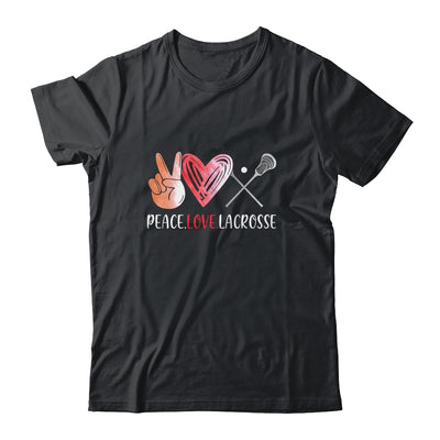Lacrosse Player Girls Peace Love Lacrosse Women Shirt & Tank Top | siriusteestore