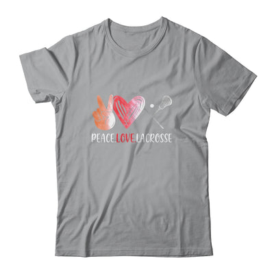 Lacrosse Player Girls Peace Love Lacrosse Women Shirt & Tank Top | siriusteestore