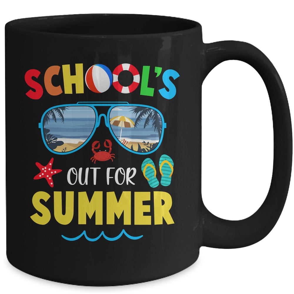 Last Day Of School Schools Out For Summer Vacation Mug | siriusteestore