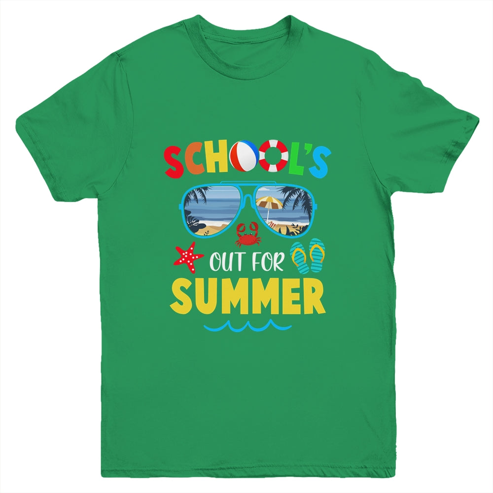 Last Day Of School Schools Out For Summer Vacation Youth Shirt | siriusteestore
