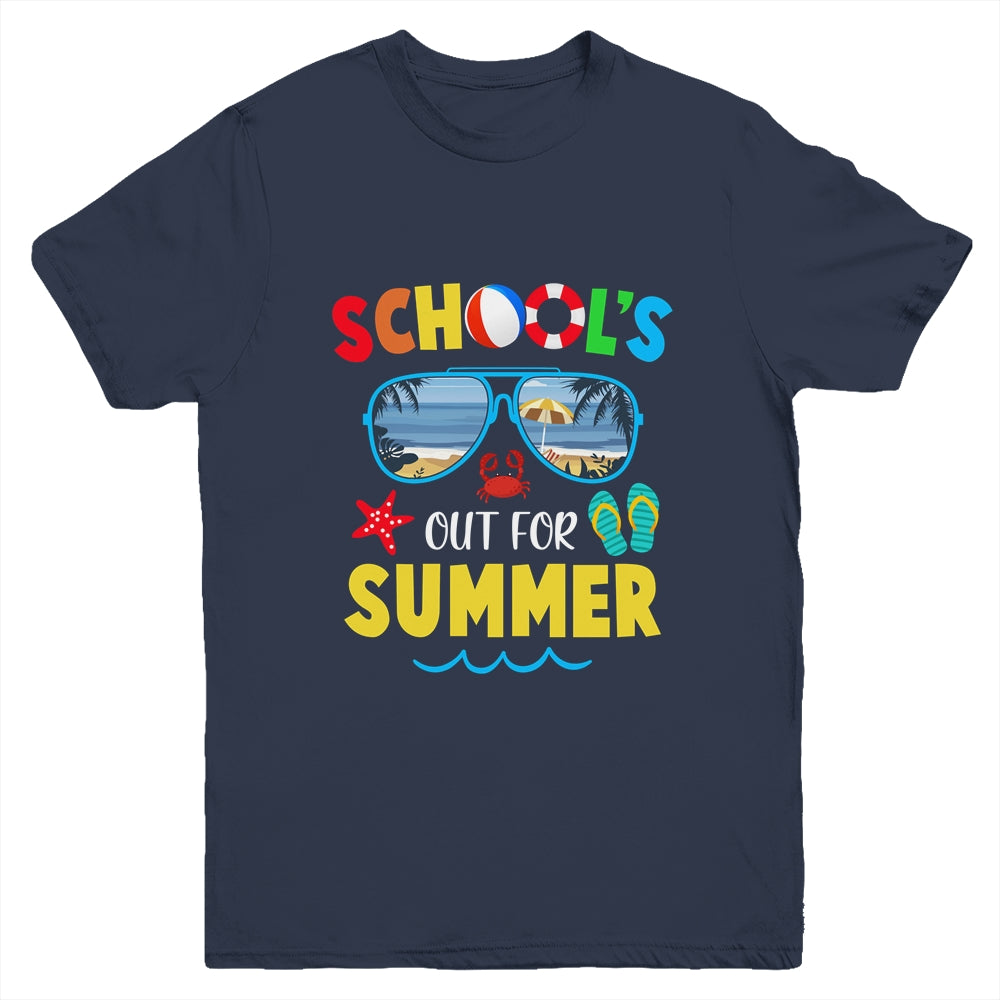 Last Day Of School Schools Out For Summer Vacation Youth Shirt | siriusteestore