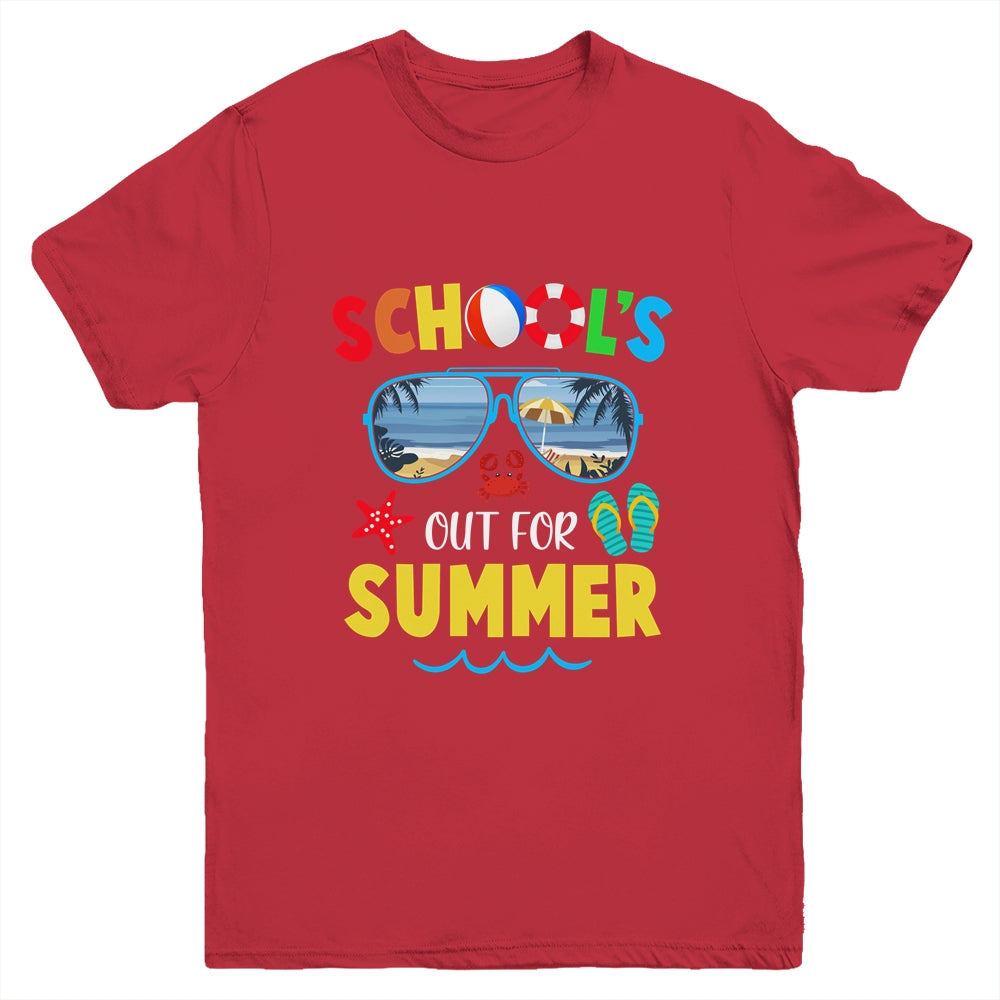 Last Day Of School Schools Out For Summer Vacation Youth Shirt | siriusteestore