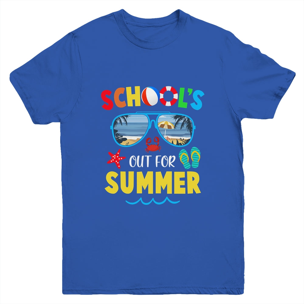 Last Day Of School Schools Out For Summer Vacation Youth Shirt | siriusteestore
