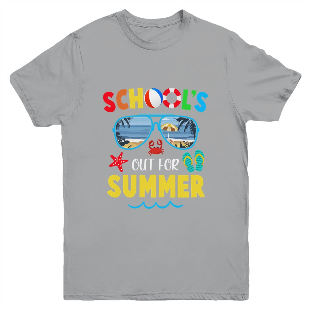 Last Day Of School Schools Out For Summer Vacation Youth Shirt | siriusteestore