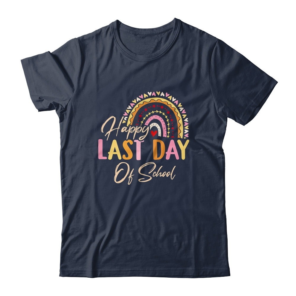 Last Day Of School Teacher Kids Student Graduation Rainbow Shirt & Tank Top | siriusteestore