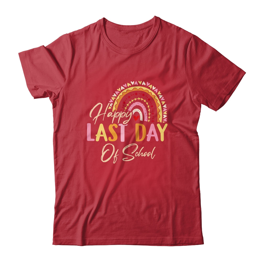 Last Day Of School Teacher Kids Student Graduation Rainbow Shirt & Tank Top | siriusteestore