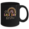 Last Day Of School Teacher Kids Student Graduation Rainbow Mug | siriusteestore