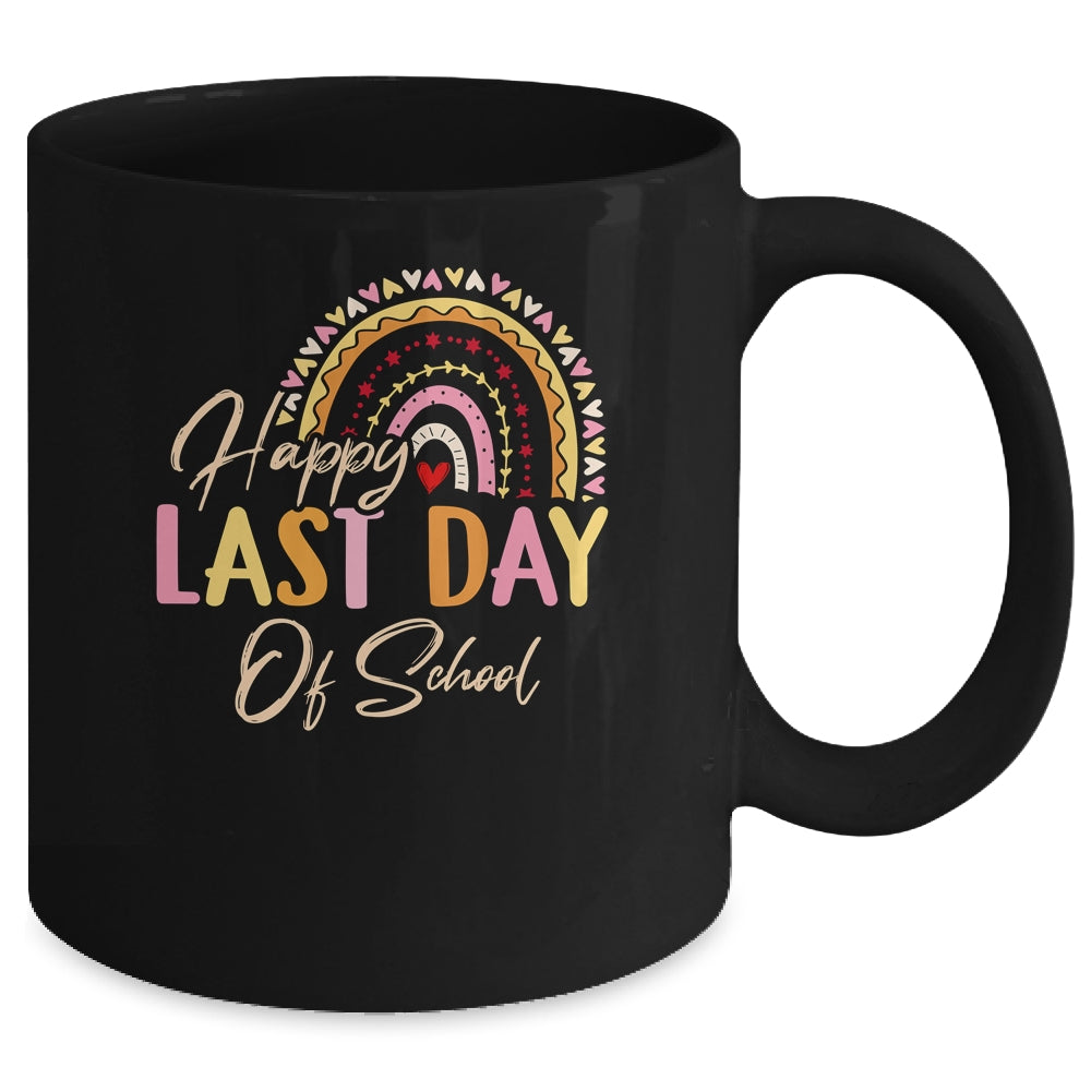 Last Day Of School Teacher Kids Student Graduation Rainbow Mug | siriusteestore
