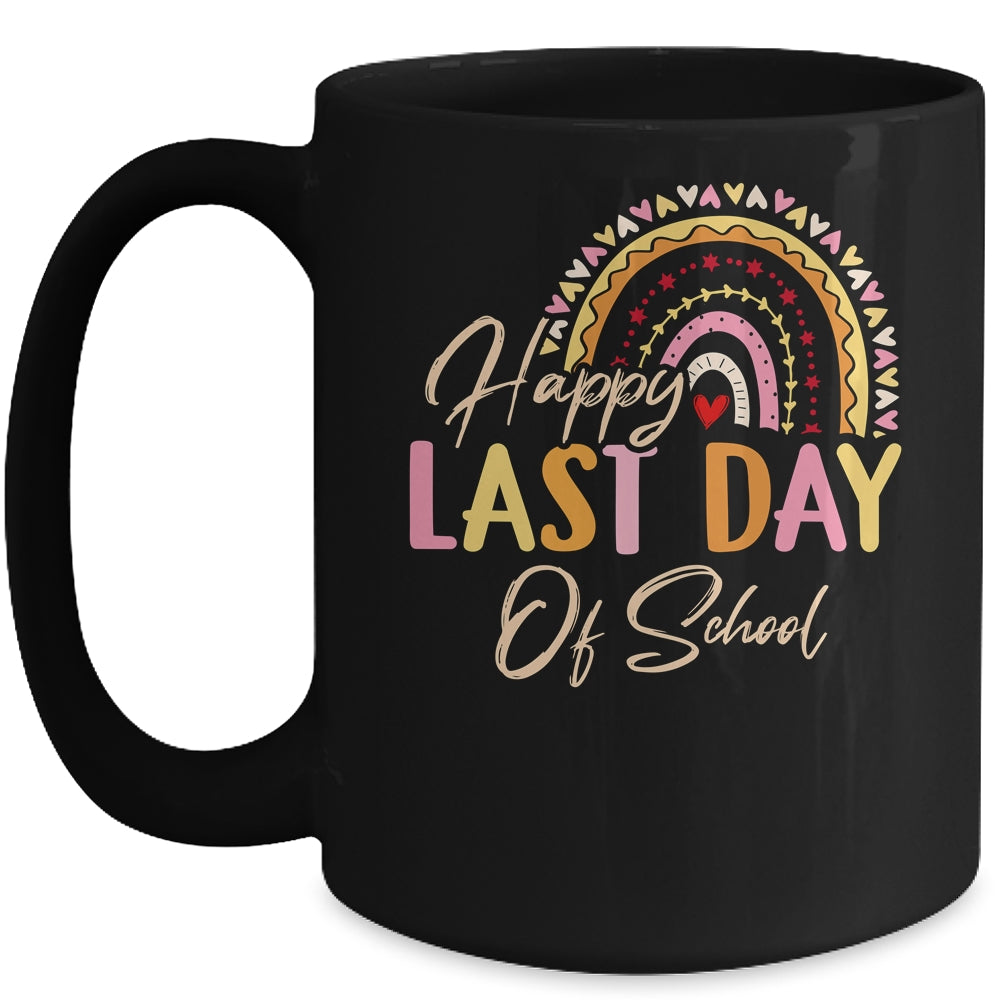 Last Day Of School Teacher Kids Student Graduation Rainbow Mug | siriusteestore