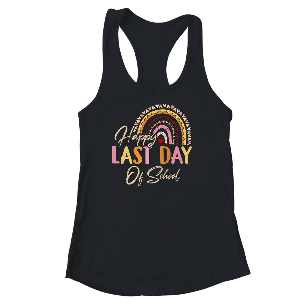 Last Day Of School Teacher Kids Student Graduation Rainbow Shirt & Tank Top | siriusteestore