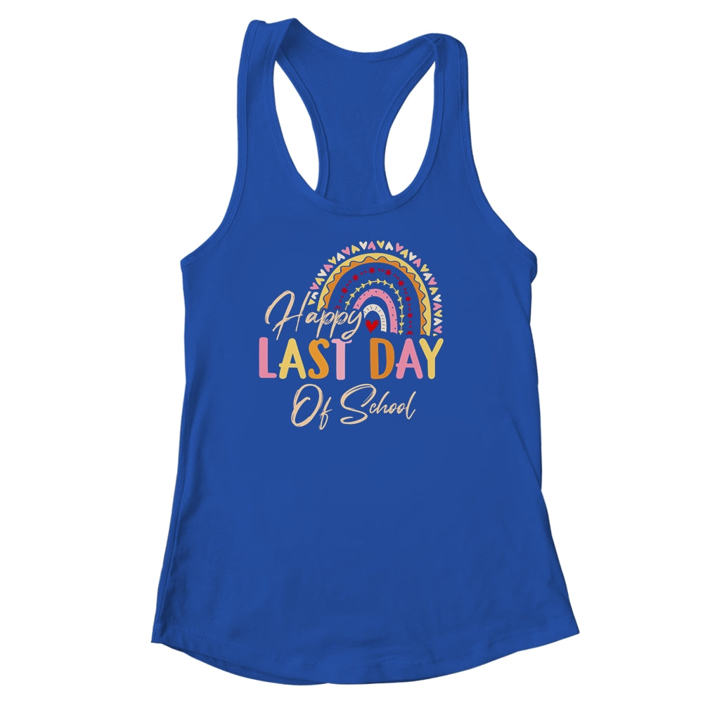 Last Day Of School Teacher Kids Student Graduation Rainbow Shirt & Tank Top | siriusteestore