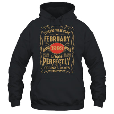 Legends Born In February 1993 30 Years Old 30th Birthday Shirt & Hoodie | siriusteestore
