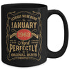 Legends Born In January 1963 60 Years Old 60th Birthday Mug | siriusteestore