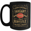 Legends Born In January 1963 60 Years Old 60th Birthday Mug | siriusteestore