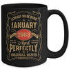 Legends Born In January 1983 40 Years Old 40th Birthday Mug | siriusteestore