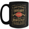 Legends Born In January 1983 40 Years Old 40th Birthday Mug | siriusteestore