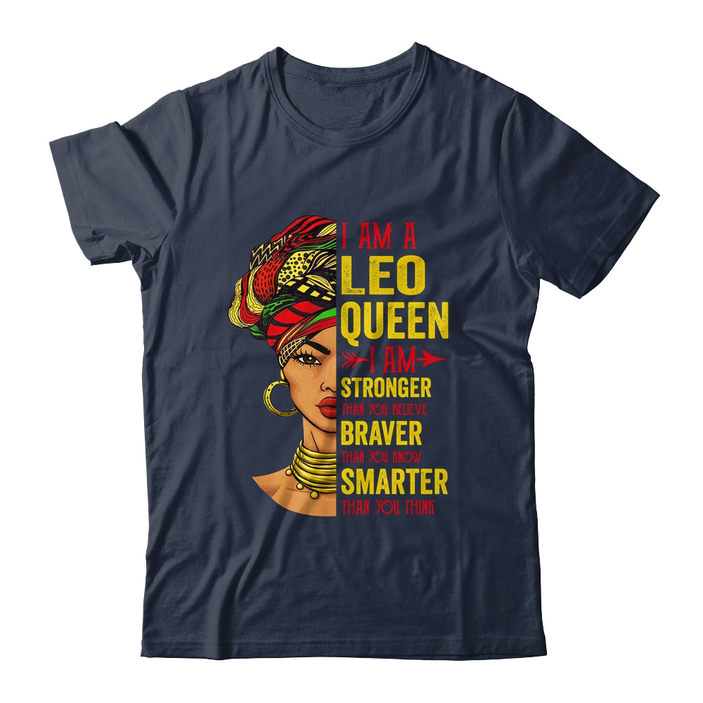 Leo Queen I Am Stronger Birthday For Leo Zodiac Shirt & Tank Top | siriusteestore