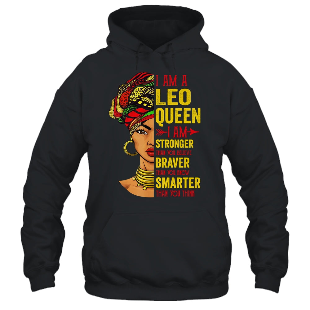 Leo Queen I Am Stronger Birthday For Leo Zodiac Shirt & Tank Top | siriusteestore