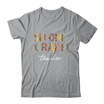 Leopard 2nd Grade Teacher Second Grade Back to School Shirt & Hoodie | siriusteestore