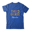 Leopard 3rd Grade Teacher Third Grade Back to School Shirt & Hoodie | siriusteestore