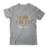 Leopard 3rd Grade Teacher Third Grade Back to School Shirt & Hoodie | siriusteestore