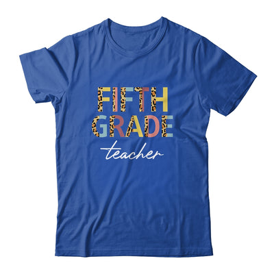 Leopard 5th Grade Teacher Fifth Grade Back to School Shirt & Hoodie | siriusteestore