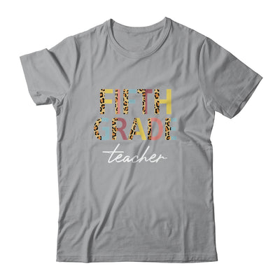 Leopard 5th Grade Teacher Fifth Grade Back to School Shirt & Hoodie | siriusteestore