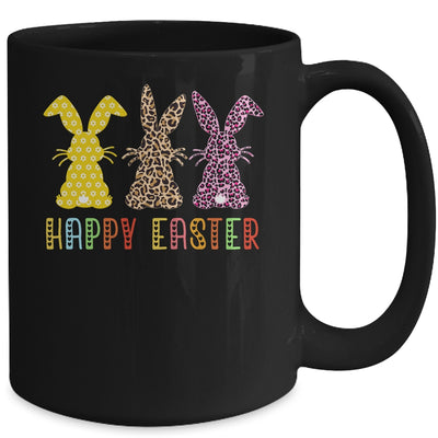 Leopard Happy Easter For Teen Girls Women Easter Day Bunny Mug | siriusteestore