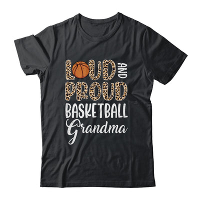 Leopard Loud Proud American Basketball Grandma Family Shirt & Tank Top | siriusteestore