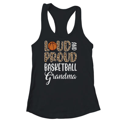 Leopard Loud Proud American Basketball Grandma Family Shirt & Tank Top | siriusteestore