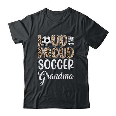 Leopard Loud Proud American Soccer Grandma Family Shirt & Tank Top | siriusteestore