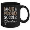 Leopard Loud Proud American Soccer Grandma Family Mug | siriusteestore