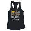 Leopard Loud Proud American Softball Auntie Family Shirt & Tank Top | siriusteestore