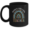 Leopard PE Teacher Physical Education Teacher Mug | siriusteestore