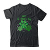 Leopard Print Three Dog Paws Happy Saint Patricks Day Shirt & Hoodie | siriusteestore