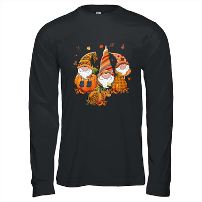 Leopard Pumpkin Print Plaid Gnomes Fall Autumn Thanksgiving Shirt & Hoodie | siriusteestore