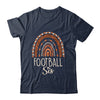 Leopard Rainbow American Football Sis Family Matching Sister Shirt & Tank Top | siriusteestore