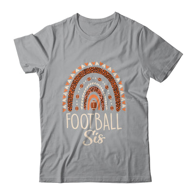 Leopard Rainbow American Football Sis Family Matching Sister Shirt & Tank Top | siriusteestore