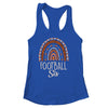 Leopard Rainbow American Football Sis Family Matching Sister Shirt & Tank Top | siriusteestore