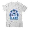 Leopard Rainbow Be Kind Autism Awareness Month Hand Shirt & Hoodie | siriusteestore