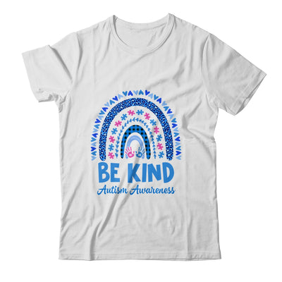 Leopard Rainbow Be Kind Autism Awareness Month Hand Shirt & Hoodie | siriusteestore