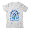 Leopard Rainbow Be Kind Autism Awareness Month Puzzle Shirt & Hoodie | siriusteestore