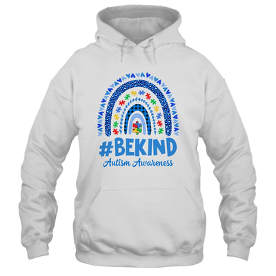 Leopard Rainbow Be Kind Autism Awareness Month Puzzle Shirt & Hoodie | siriusteestore