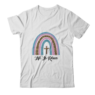 Leopard Rainbow Christian Jesus Happy Easter Day Shirt & Hoodie | siriusteestore