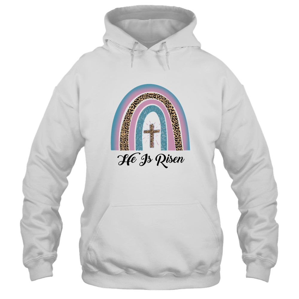 Leopard Rainbow Christian Jesus Happy Easter Day Shirt & Hoodie | siriusteestore