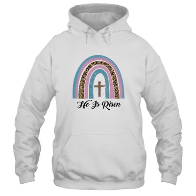 Leopard Rainbow Christian Jesus Happy Easter Day Shirt & Hoodie | siriusteestore