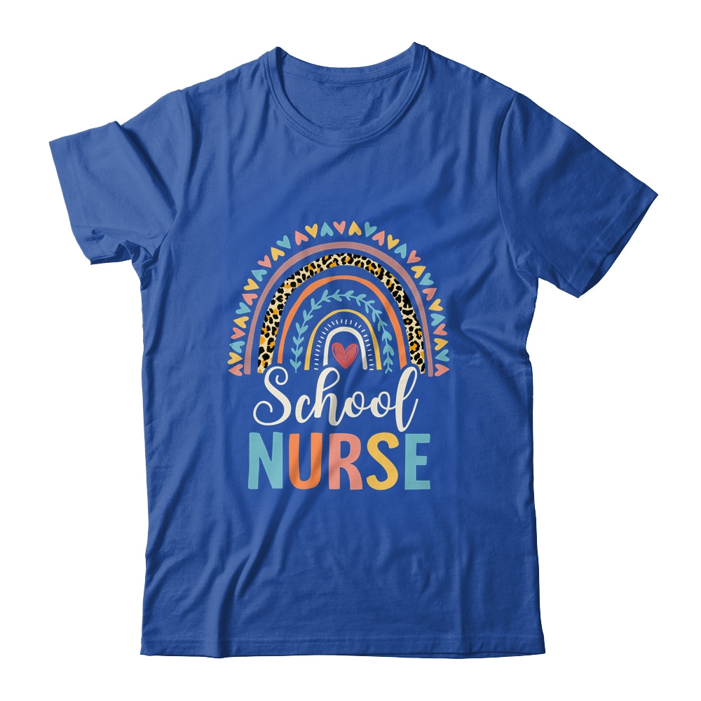 Leopard Rainbow Nursing Nurse Week Back To School Shirt & Hoodie | siriusteestore