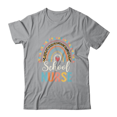 Leopard Rainbow Nursing Nurse Week Back To School Shirt & Hoodie | siriusteestore