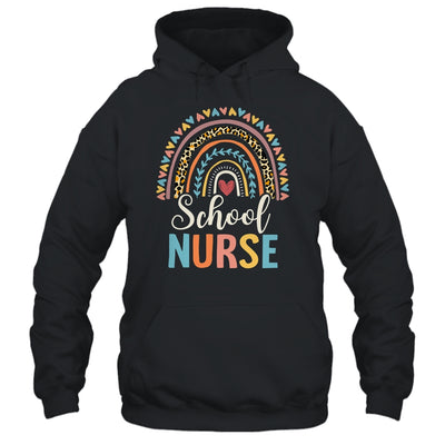 Leopard Rainbow Nursing Nurse Week Back To School Shirt & Hoodie | siriusteestore
