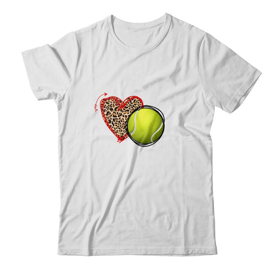 Leopard Tennis Love Heart Tennis Lover Tennis Season Shirt & Tank Top | siriusteestore